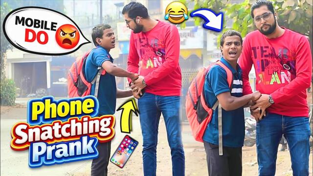 Fake Phone Snatching Prank 😅📱| Prakash Peswani |
