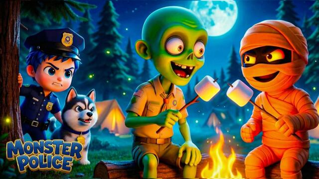 Monster Police 🚨 Monsters in the Forest! 🌲 | Monster Police Kids Songs