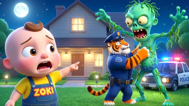 Monsters at the Door Song | Knock Knock, Who’s There? | +More Baby Zoki Nursery Rhymes & Kids Songs