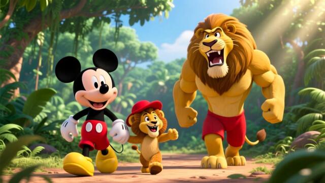 Mickey Mouse Zoo Adventure 🐭🦁 | Animal Rescue Story for Kids | 3D Cartoon Storytime in  English 