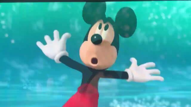 Mickey Mouse Surf’s Up Rocks Crash Scene Sparta Mario Kart Remix