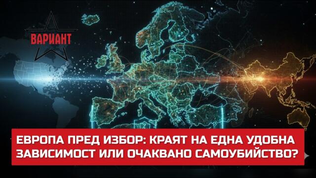 ЕВРОПА ПРЕД ИЗБОР: КРАЯТ НА ЕДНА УДОБНА ЗАВИСИМОСТ ИЛИ ОЧАКВАНО САМОУБИЙСТВО,  Вариант #801