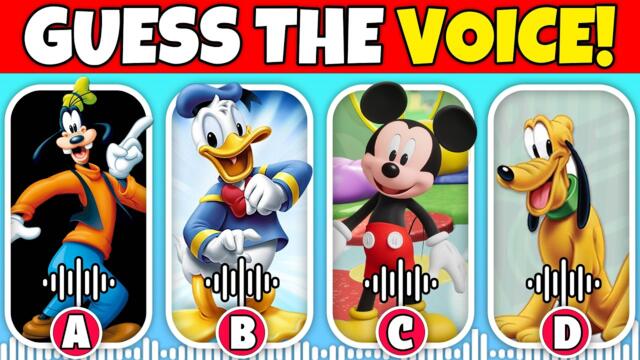 ✨Mickey Mouse Clubhouse VOICE QUIZ! 🎤🐀 Guess Who’s Talking! (Hard Mode!) | Minnie mouse, Donald duck