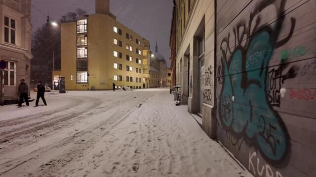 🔴 SUPER Snow Storm City Walk 24/7 ❄️🌨️ Winter in OSLO, Norway 🔴 PRE-RECORDED SLOW TV CITY SOUND