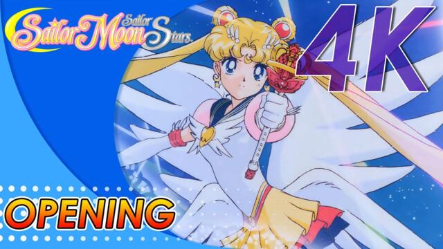 Sailor Moon: Sailor Stars Opening | Creditless | 4K 60FPS Remastered