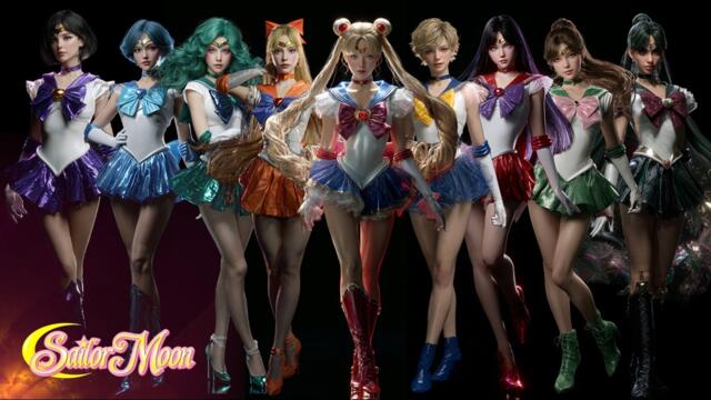 Sailor Moon - Sailor Senshi's choreography (AI)