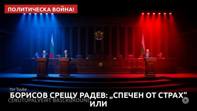 Борисов срещу Радев: „Спечен от страх“ или битка за бъдещето?