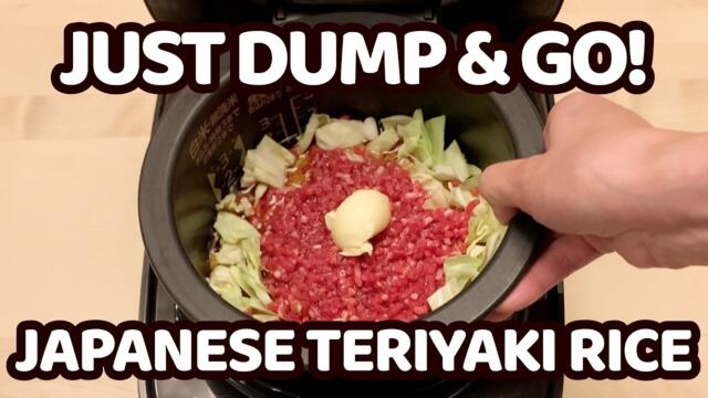 This Addictive Rice Cooker Teriyaki Beef & Cabbage Rice is My New Obsession!