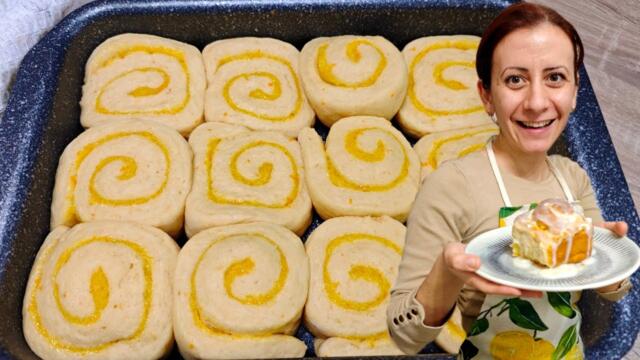 Козуначени рулца! Лесна рецепта без много месене с уникална плънка!