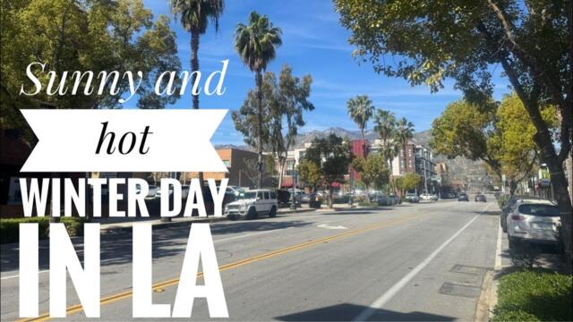 🔴 IRL in LA -  Nice Day for a walk! 91F/33C