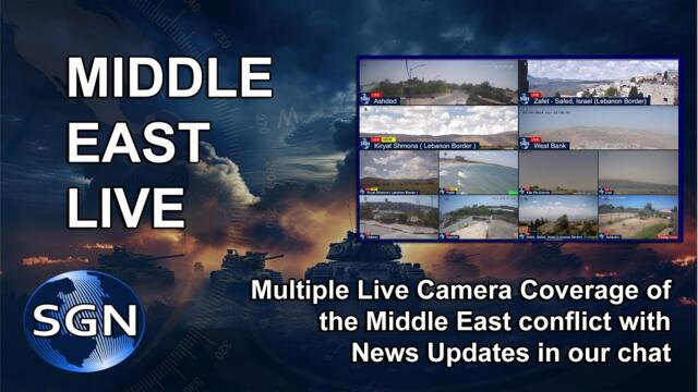 24/7 Multiple Cameras in Israel, Iran,  Syria and Middle East  with news updates in chat