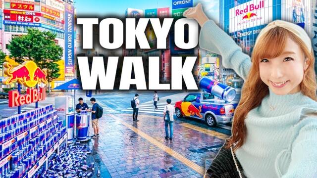 Tokyo RedBull Live Walk - Drink @222 Viewers!! (Thanks for 22,222 Subs!)