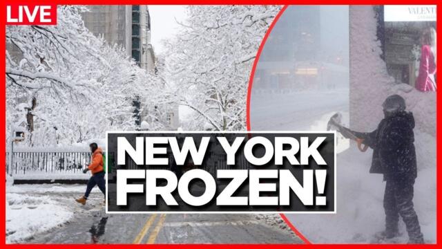 NYC BOMB CYCLONE LIVE | Watch Live: New York City Brought to a Standstill by Monster Storm
