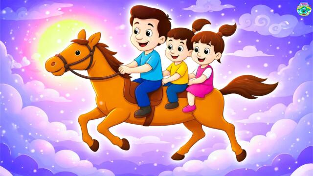 Lakdi Ki kathi - लकड़ी की काठी | Nursery Rhymes For Childrens | Animated Video For Kids | #cartoon