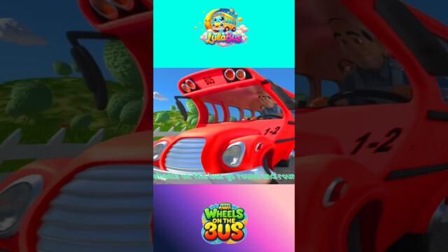 [1 MINUTE LOOP ] 🚍 Wheels on the Bus Sound Variations Remix 🎶 || Several Version | LullaBus #shorts