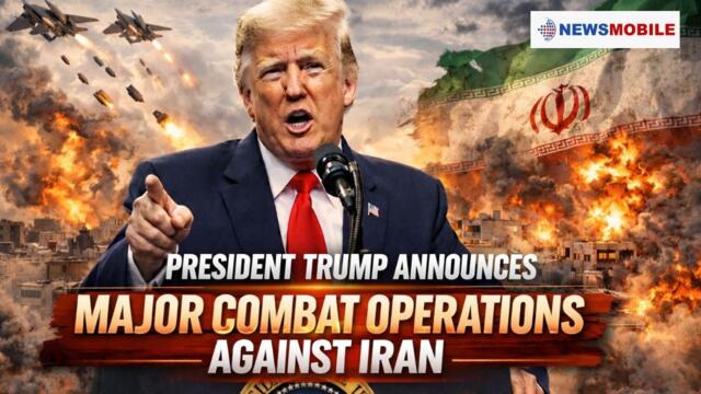 President Trump Announces Major Combat Operations Against Iran — US & Israel Attack Tehran