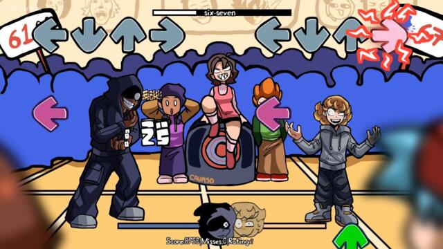 fnf 67 meme NUMERICAL BREAKDOWN NEW mod | Friday Night Funkin' ( 61 meme x 67 meme song)