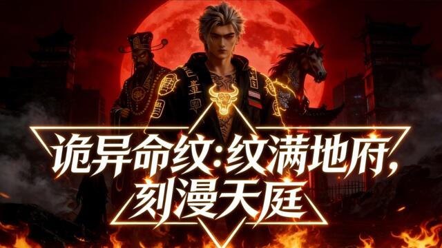 【FULL】《诡异命纹：纹满地府刻漫天庭》惨死诡异世界重生归来！满身纹满地府阴神，借鬼神之力横推诡异，称霸末日！#原创动画 #漫画 #中文全集