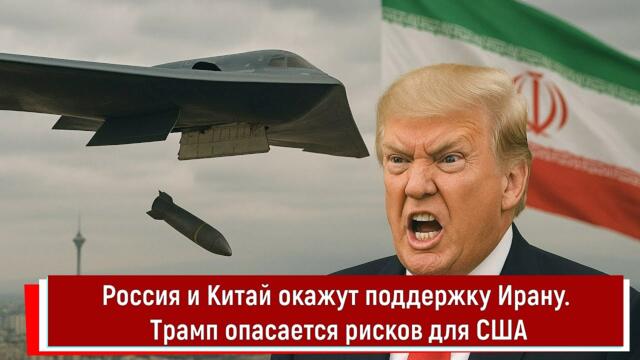 Россия и Китай окажут поддержку Ирану. Трамп опасается рисков для США