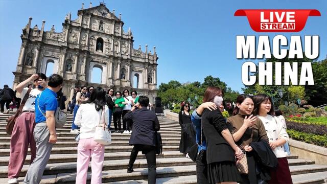 Live Macau Travel Vlog 🇲🇴 Walking Tour Macau | Explore Macau Street | Macau City Walk