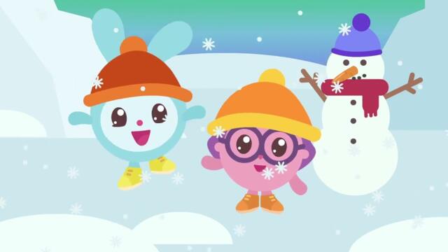 СНЕЖНОЕ КОРОЛЕВСТВО Малышарики идут в детский сад - НОВАЯ СЕРИЯ мультфильм для малышей