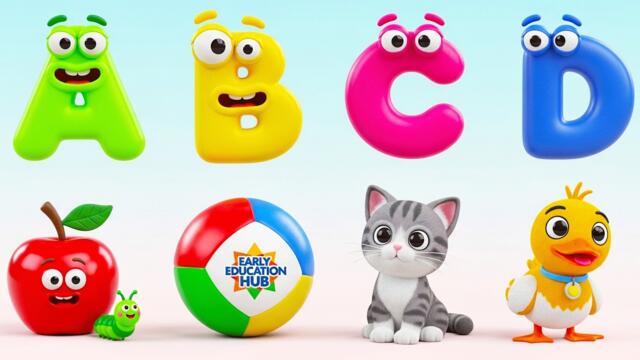 The BEST Way to Teach Kids A to Z Letters | Learn ABCs FAST with Our FUN Phonics Song | A For Apple