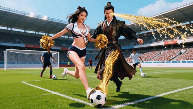 被毒死的球神居然穿越到兩千年後的廢柴身上，用低賤保安的身份贏得全場最高分，一腳贏得大力神杯走上人生巔峯！#短劇 #爽劇 #穿越 #重生