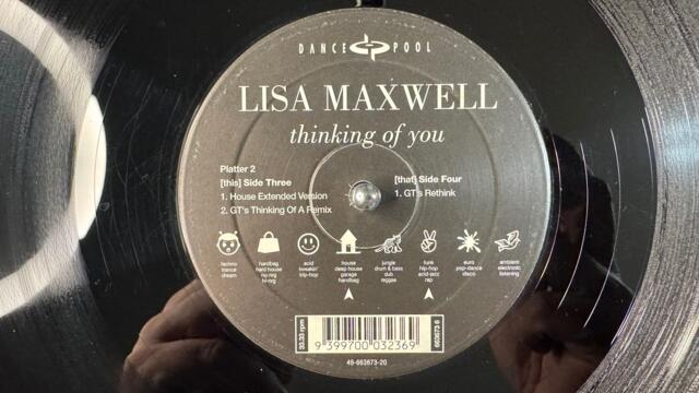 Lisa Maxwell – Thinking Of You (GT's Thinking Of A Remix) - Dance Pool – 663673 6 (1996)