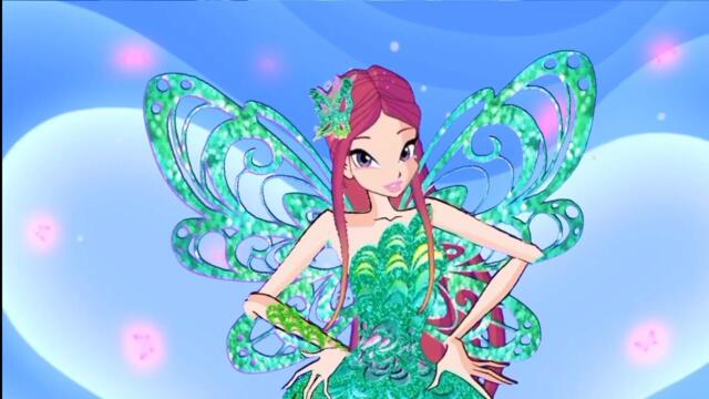 Winx Club : Roxy butterflix transformation (With dance)