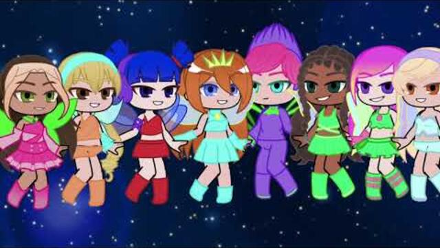 Winx club fairy group transformation with Roxy and Daphne|gacha life 2|#capcut|#edit|#winxclub