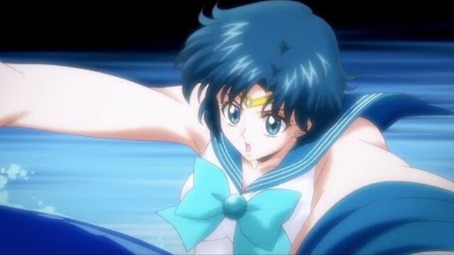 Sailor moon crystal eternal.. Sailor Mercury all attacks