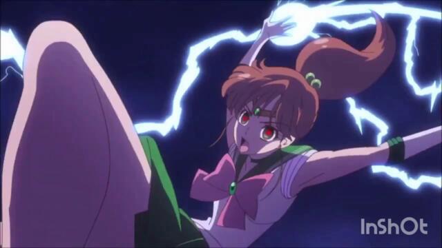 Sailor moon crystal eternal.. Sailor jupiter all attacks