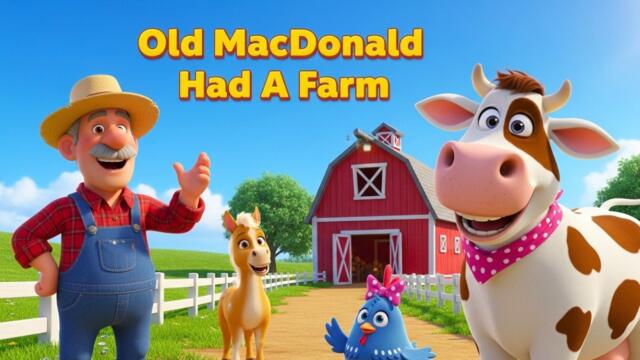 Old MacDonald Had A Farm | Nursery Rhymes | Kids Songs Nursery Rhymes