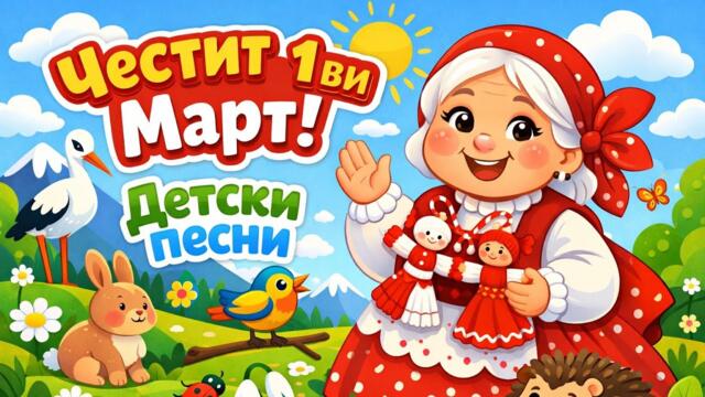 Честита Баба Марта, мили деца! 🌸 5 български детски песни за Първи Март (нови и познати)