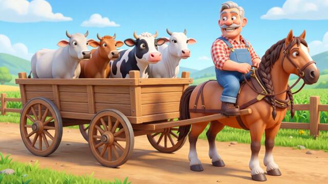 Old MacDonald Had a Farm 🐄🎉 | Animal Farm Festival for Kids | 3D Nursery Rhymes