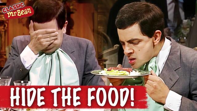 Mr Bean Tries to Survive Dinner | Classic Mr Bean