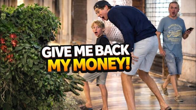 Bushman prank: He Owes Me MONEY… So I Came Back as a BUSH 😭🌳”