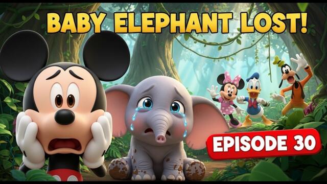 Mickey Mouse & Friends Find the Lost Baby Elephant 🐘 | Jungle Rescue Adventure Episode 30
