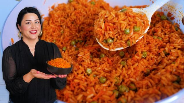 MEXICAN RICE RECIPE Quick & Easy BURSTING with FLAVOR🎉 and NEVER SOGGY!!