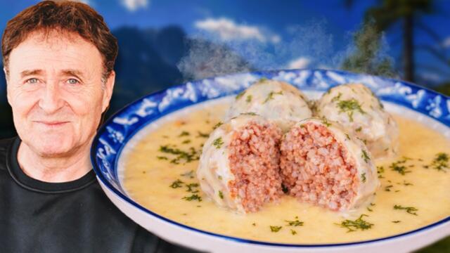 Кюфтета с ориз и бял сос