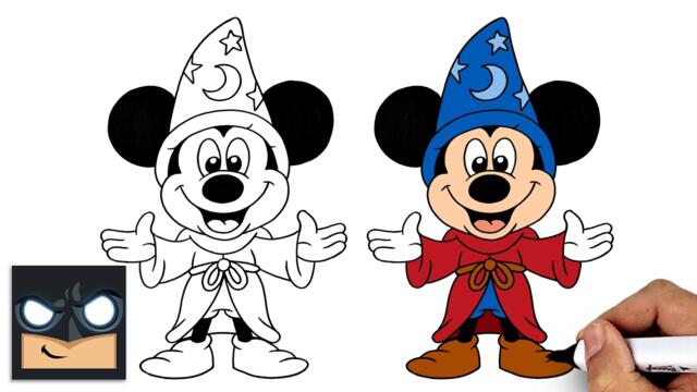 How to Draw Mickey Mouse | Fantasia