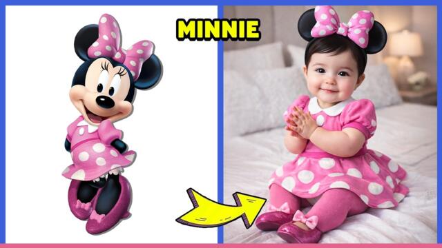 Mickey Mouse Clubhouse Characters as Babies 👶🔥 + Guess the Voice | Daisy Duck, Donald Duck...