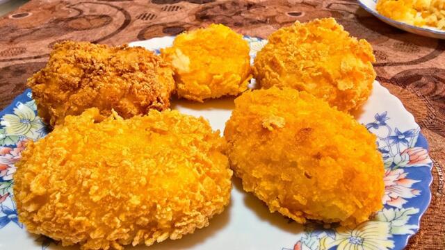 ОРИЗОВИ КЮФТЕТА С Корнфлейкс и КАШКАВАЛ 🤗