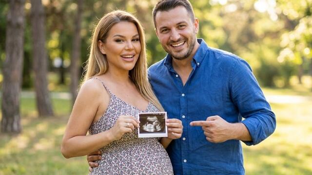 На 46 години Деси Слава най-накрая разкри, че е бременна с детето на партньора си.