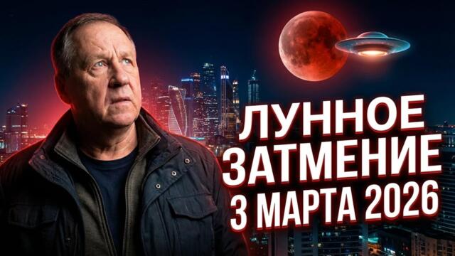 Жесткое лунное затмение 3 марта 2026 г. Революционное и судьбоносное.