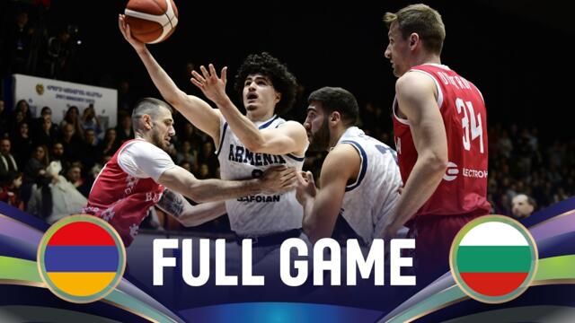 Armenia v Bulgaria | Full Basketball Game | FIBA EuroBasket 2029 Pre-Qualifiers