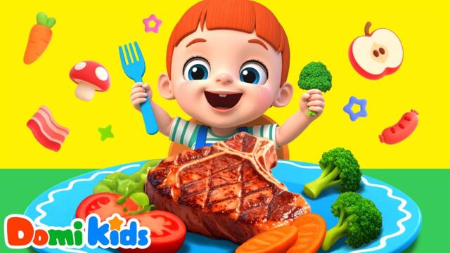 This is the Way We Have Dinner[NEW] | Sing Along Domi Kids | Nursery Rhymes & Kids Songs
