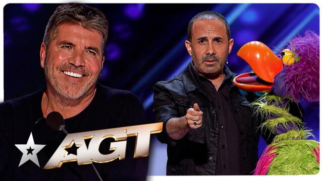 Ventriloquist Leaves Judges in HYSTERICS with his SHOCKING Audition on America's Got Talent!