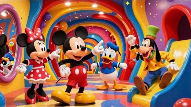 Mickey and Friends’ Crazy Fun House Adventure! 🎉🏰