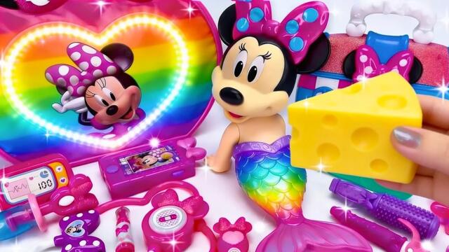 Minnie Mouse 2026🎀 Set Unboxing de maquillaje y juego médico rosa de Minnie | Colección Disney